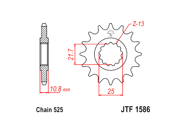Звезда ведущая JTF1586.16 фотография №1