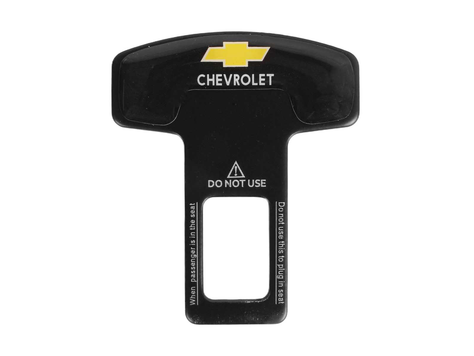 Заглушка ремня безопасности металлическая CHEVROLET 1 штука фотография №1