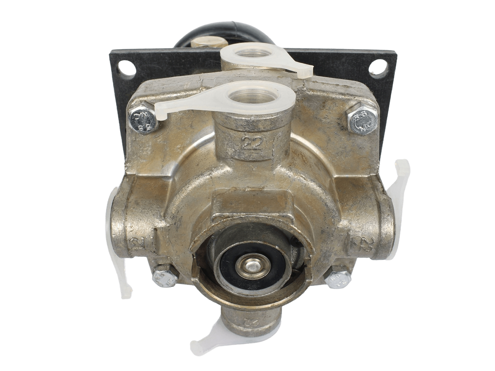 Кран ЗИЛ, КАМАЗ, МАЗ тормозной двухсекционный фотография №5