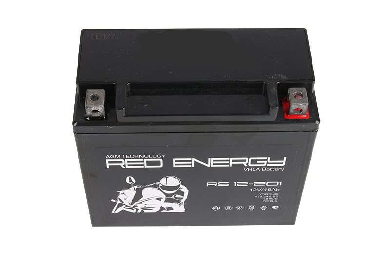 Аккумулятор мотоциклетный Red Energy RS 12201 YTX20L-BS 6СТ18 фотография №3