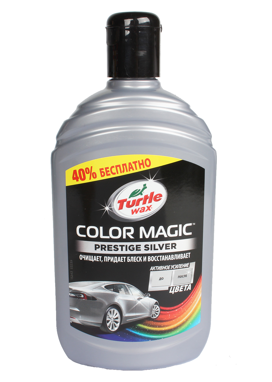 Полироль TURTLE WAX COLOR MAGIC серебристый 500 мл фотография №1