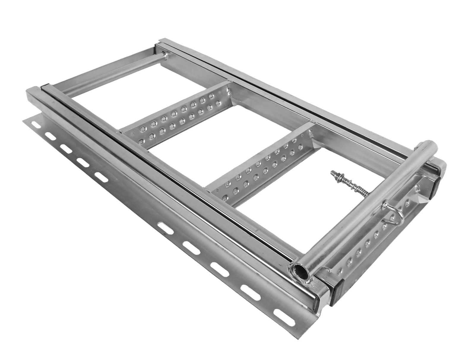 Лестница фургона складная 3-и ступенчатая средняя h-690 9022-1_ фотография №4