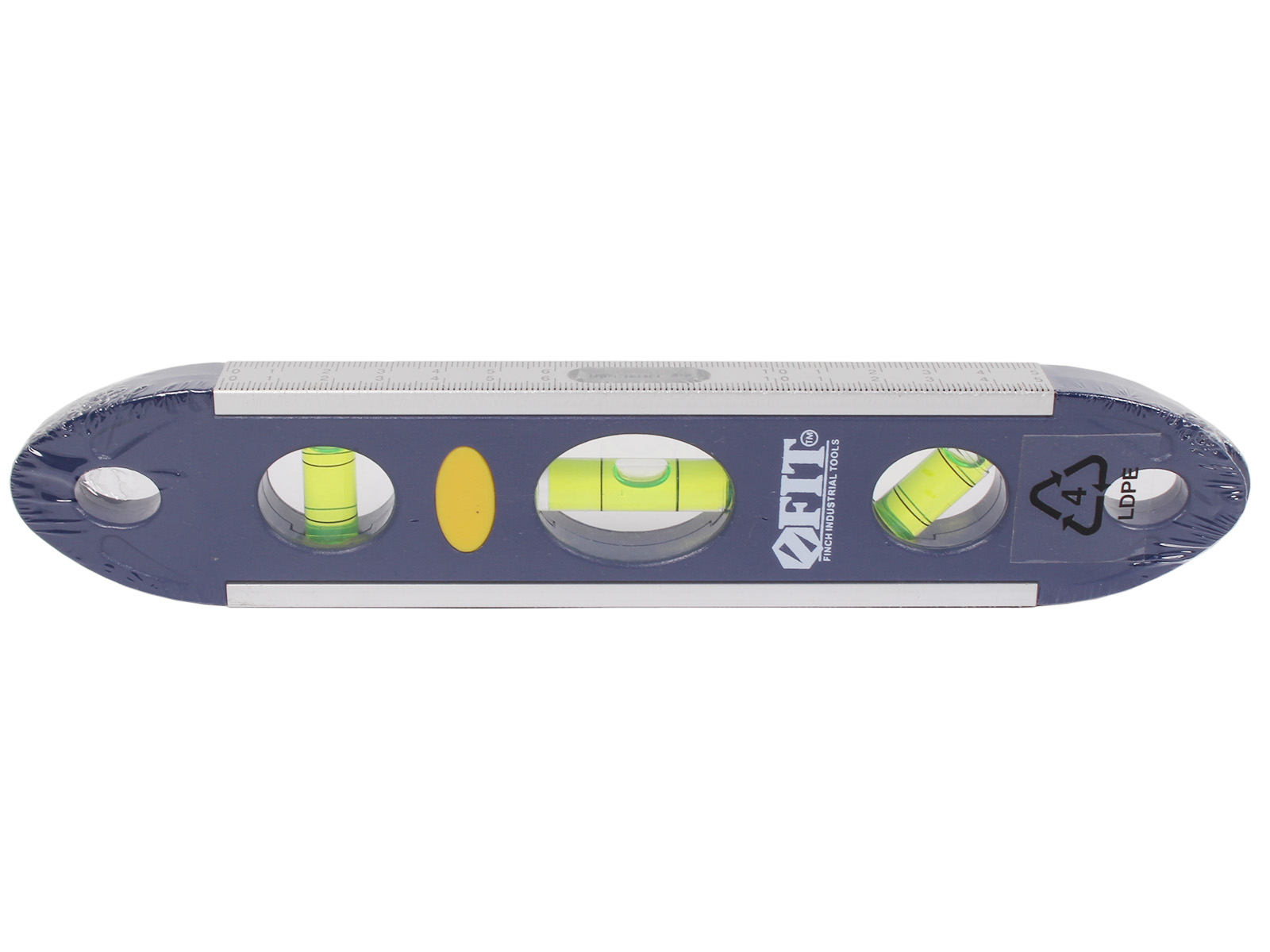 Уровень-торпедо FIT пластиковый 230мм магнитный фотография №1