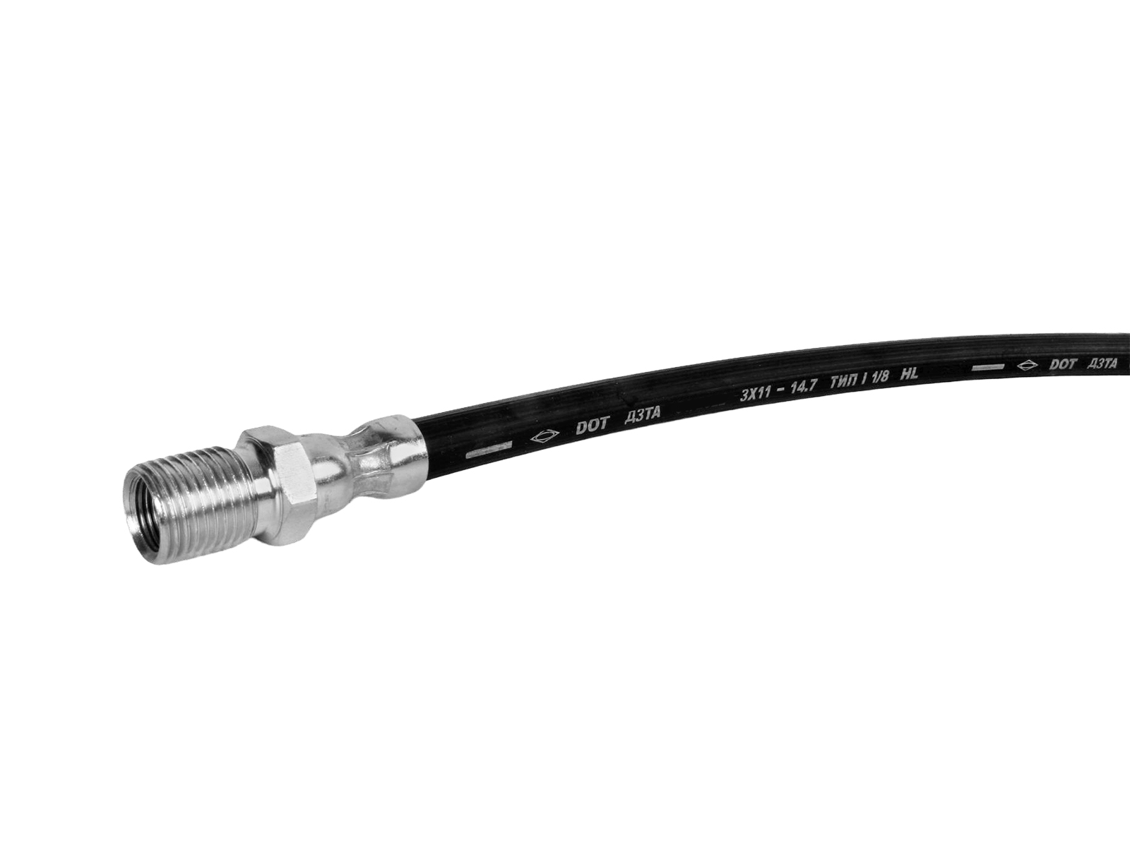 Шланг тормозной ГАЗ-3307 передний ДЗТА фотография №2