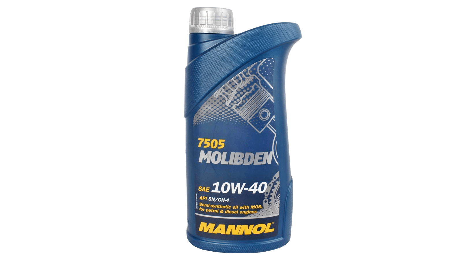 Масло моторное MANNOL MOLIBDEN BENZIN 10W40 1л фотография №1