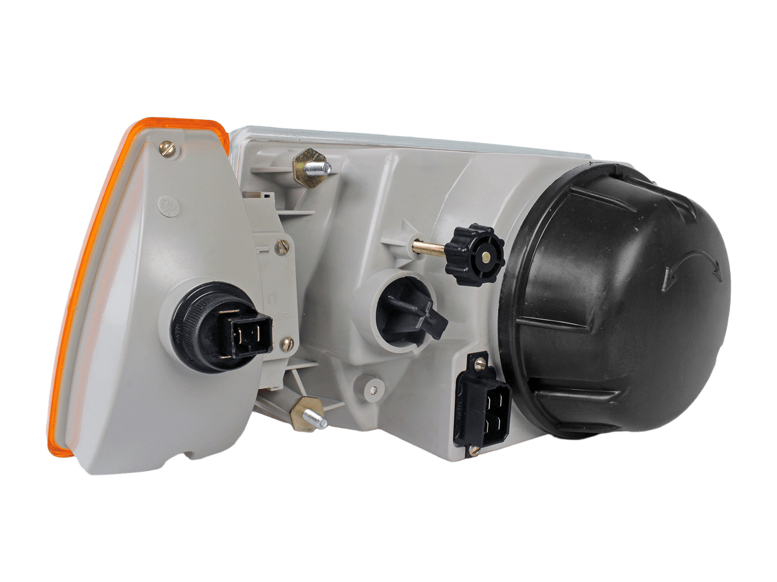 Фара ВАЗ-2108 левая с желтым поворотником 1 штука ОСВАР фотография №5