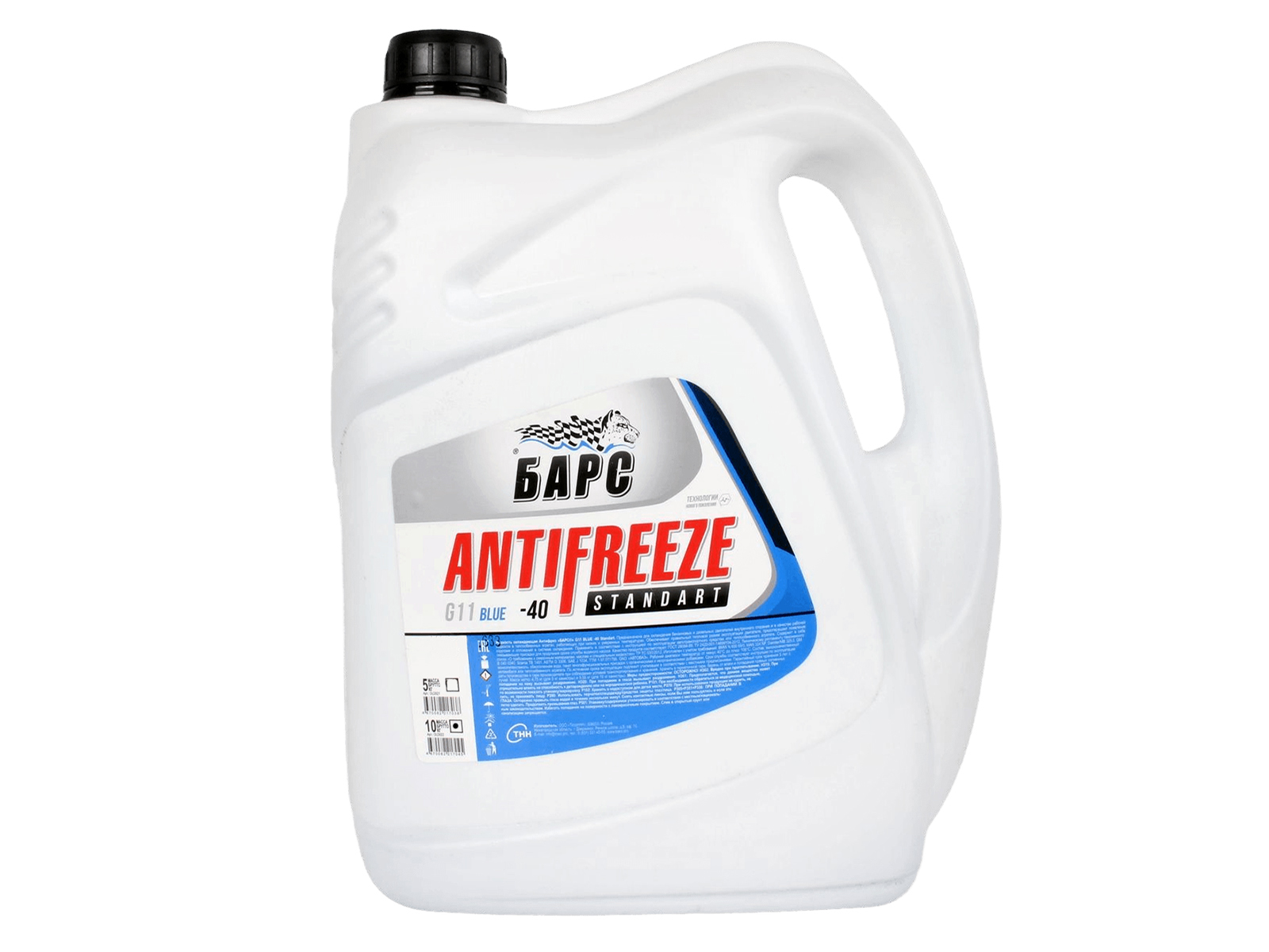 Антифриз Standart G11 синий 10кг БАРС фотография №1