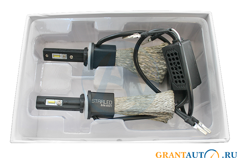 Лампа STARLED H27 S5 25W диодная 1 комплект H27 25W фотография №1