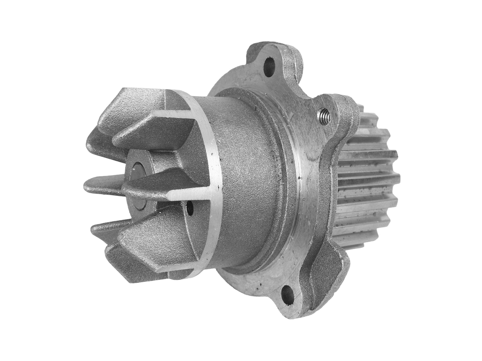 Насос водяной ВАЗ-2112 в сборе алюминевая крыльчатка АМТ фотография №4