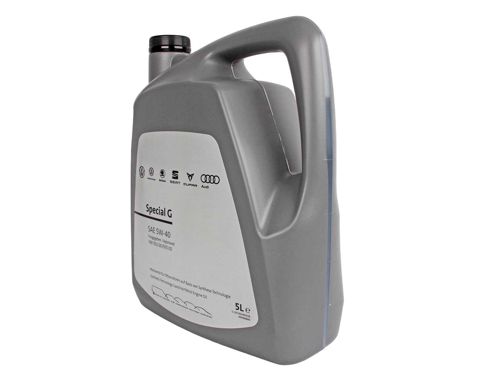 Масло моторное VAG 5W40 5л GS55502M4 фотография №3