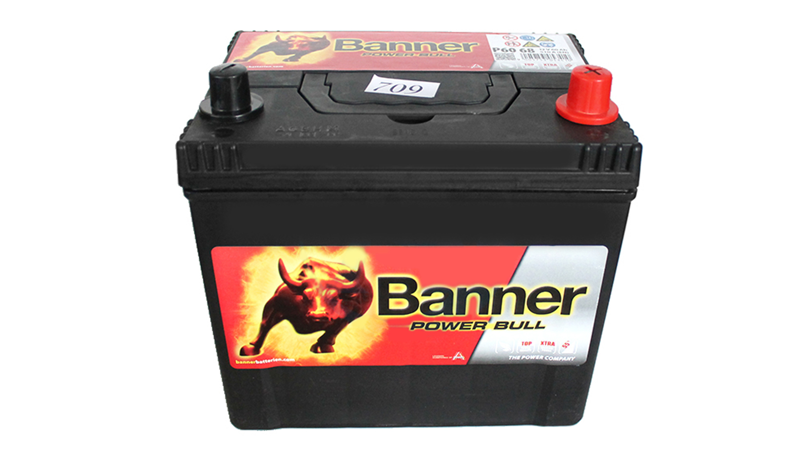 Аккумуляторная батарея BANNER Power Bull 68 6СТ60 Австрия обратная фотография №1