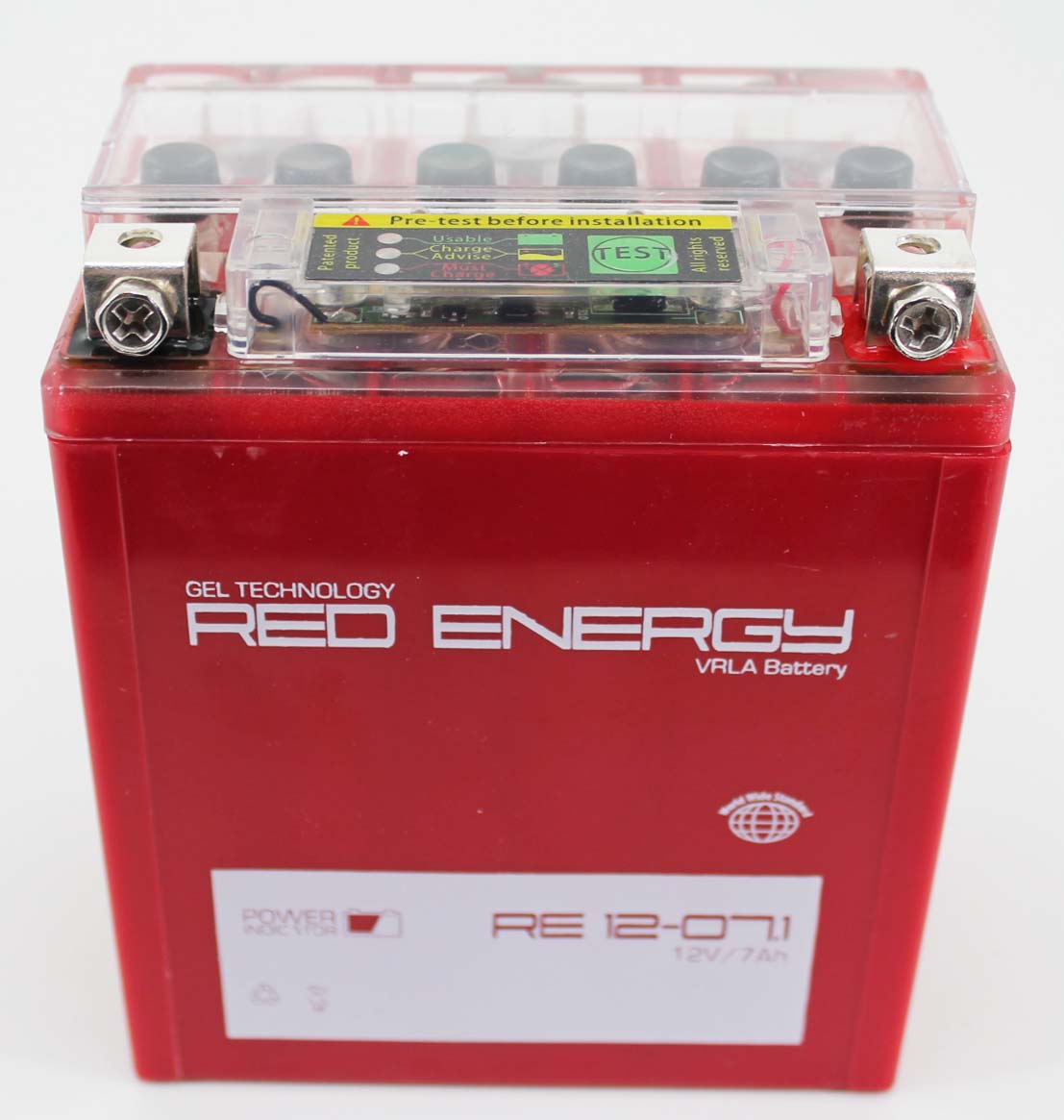 Аккумулятор мотоциклетный Red Energy RE 1207.1 YTX7L-BS фотография №1