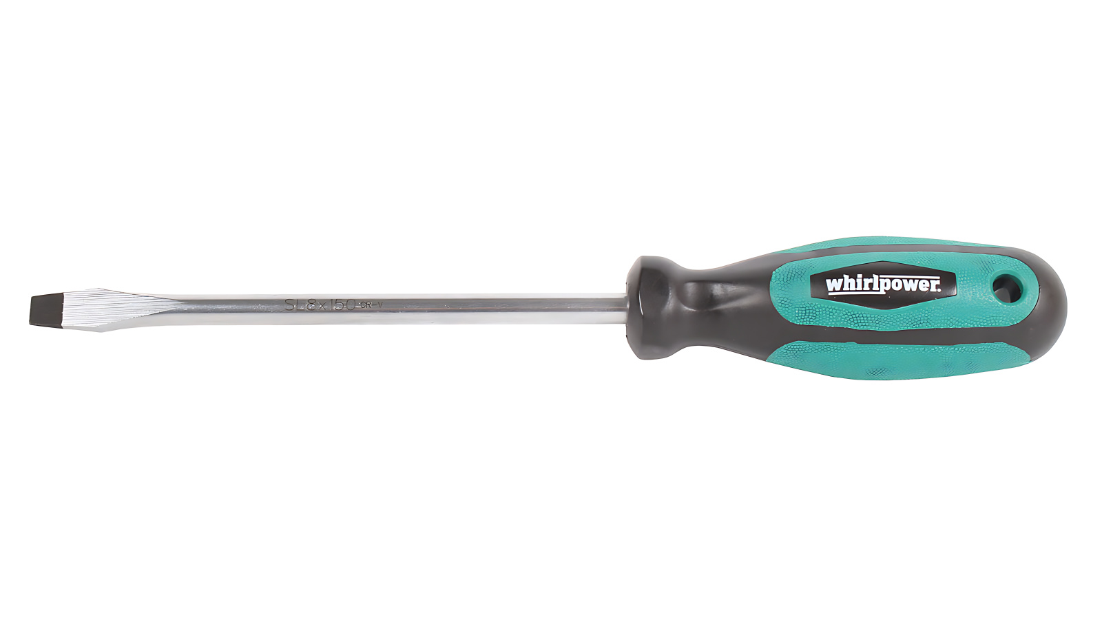 Отвертка WhirlPower шлицевая SL8х150 мм фотография №1