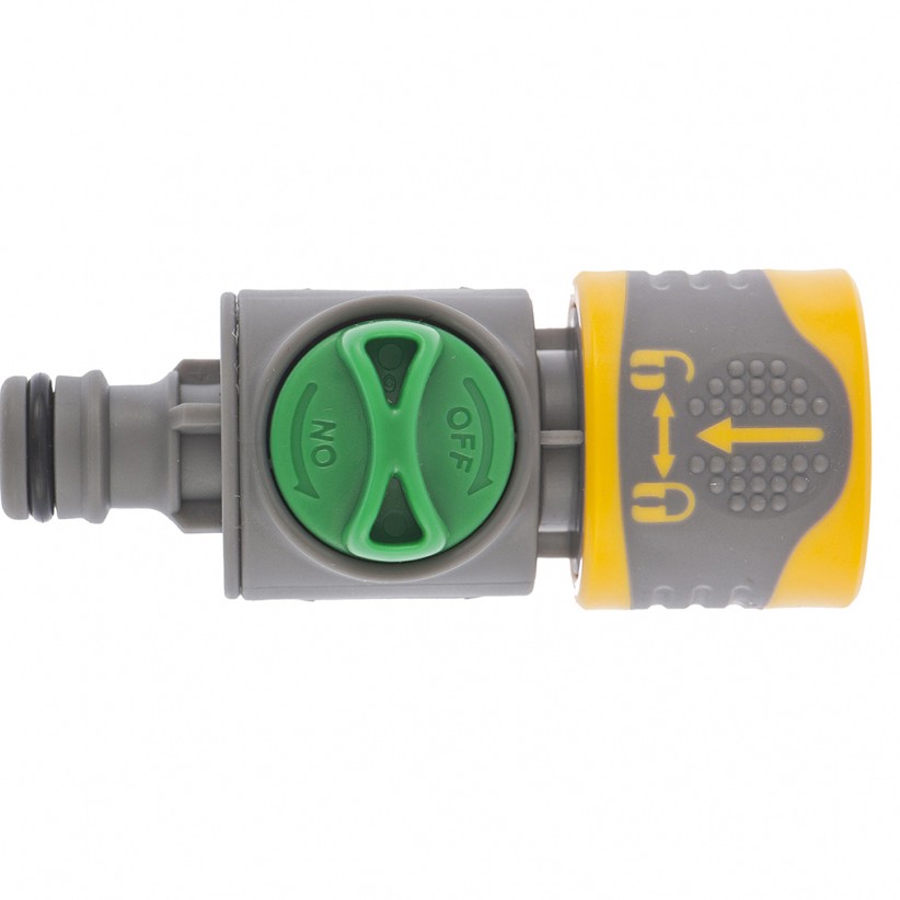 Соединитель штуцерный Palisad LUXE с переключателем фотография №1