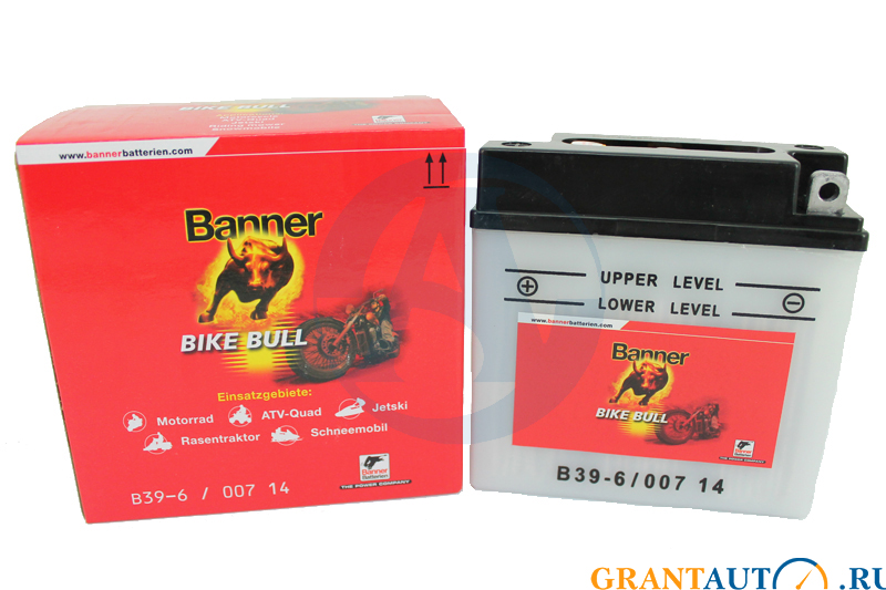 Аккумуляторная батарея BANNER Bike Bull B39-6 007 014 003 фотография №1
