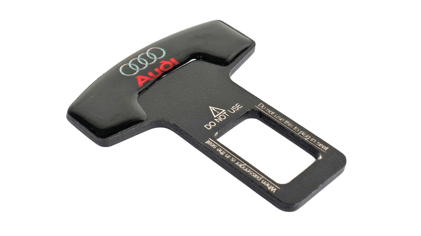 Заглушка ремня безопастности металлическая AUDI 1 штука фотография №1