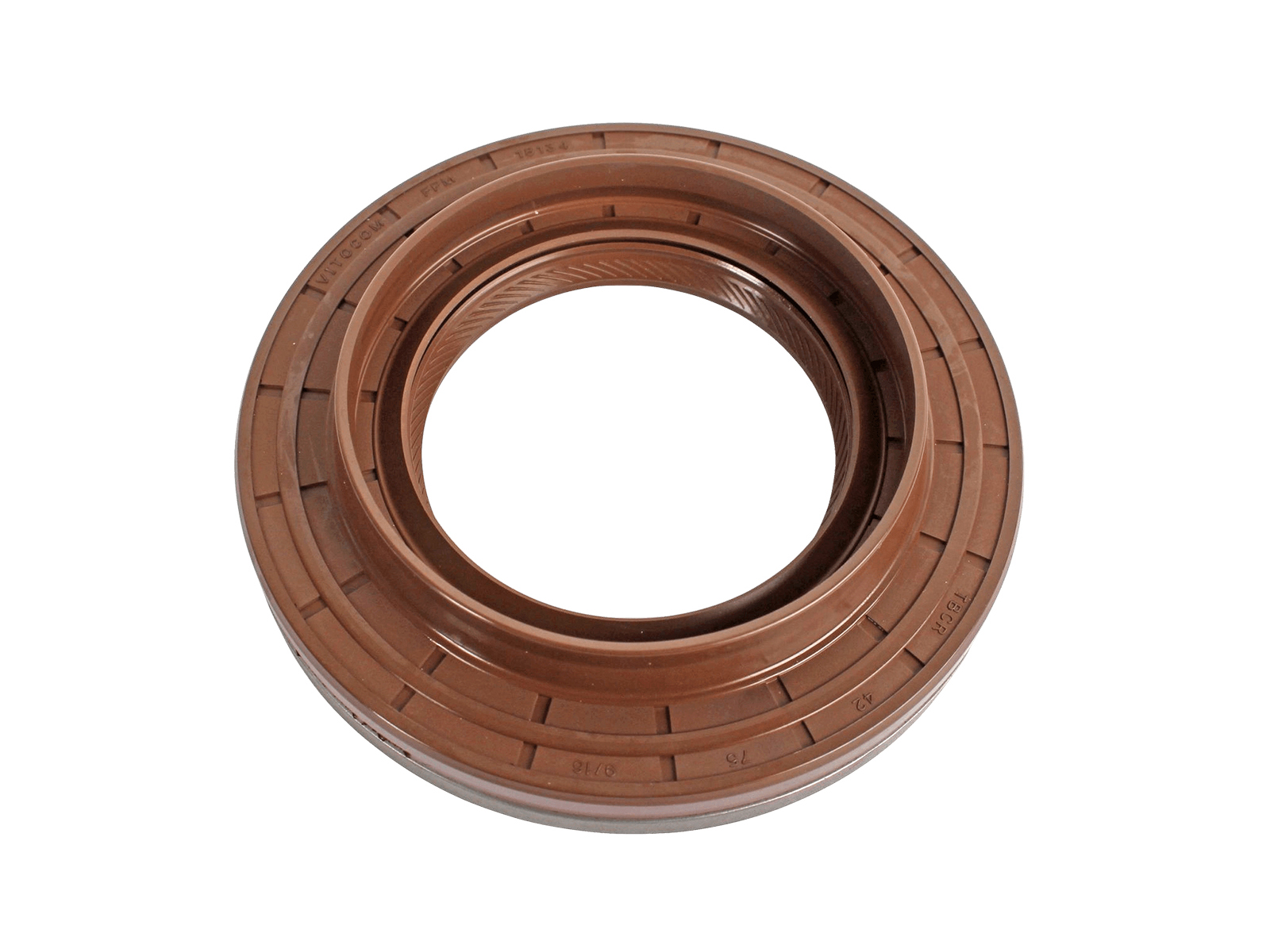 Сальник РЗМ VITOCOM для ГАЗель Next Н/О правого вращения 2.2-42х75х9/16 фотография №1