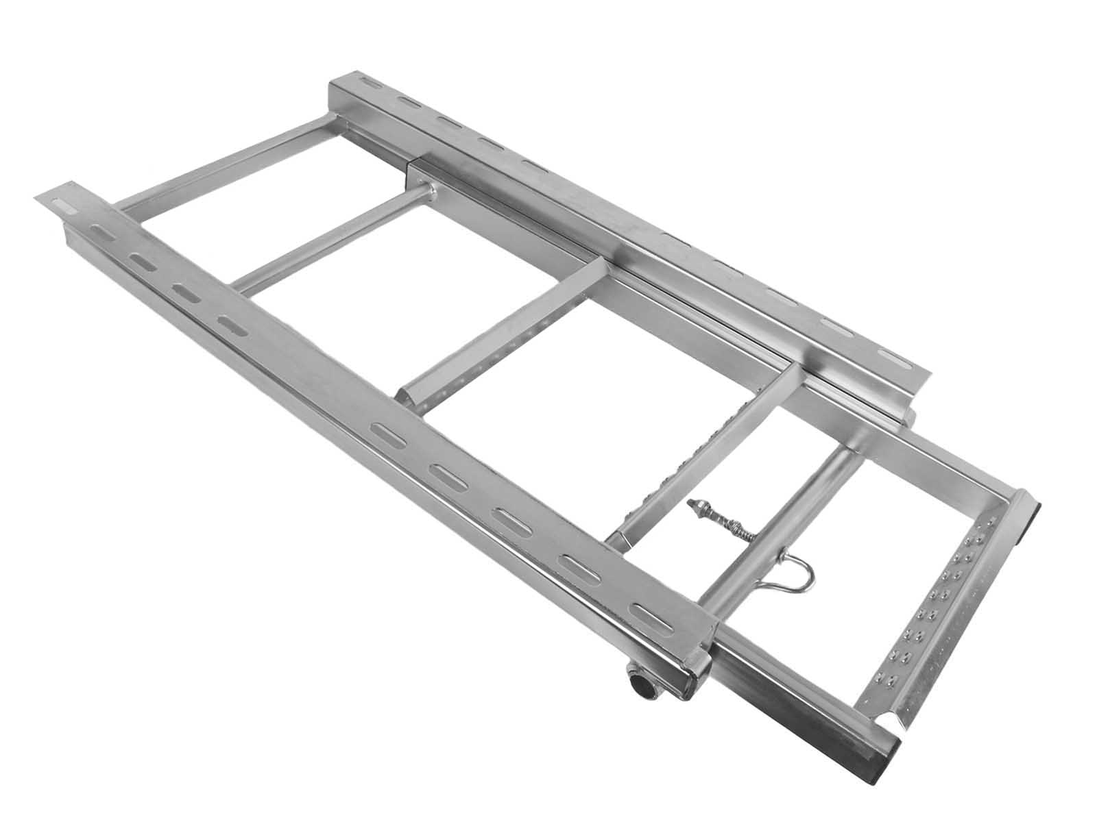 Лестница фургона складная 3-и ступенчатая средняя h-690 9022-1_ фотография №1