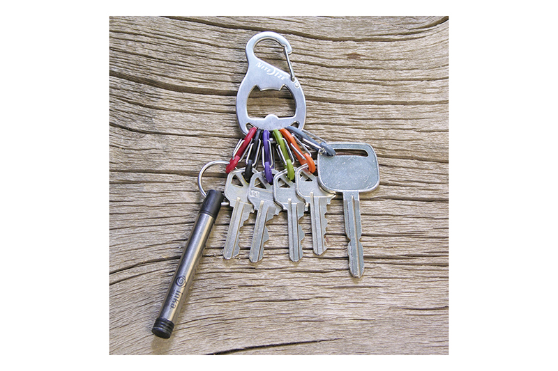 Брелок NiteIze Key Rack с открывашкой стальной фотография №2