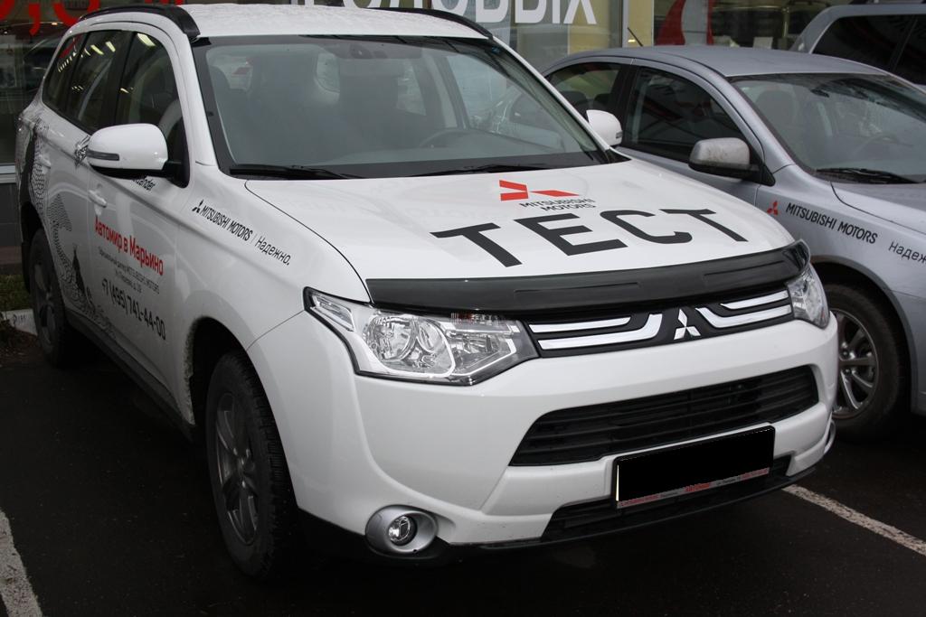 Дефлектор капота MITSUBISHI OUTLANDER 2012- фотография №1