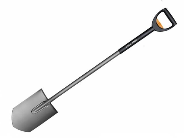 Лопата штыковая телескопическая FISKARS 25255/1001567 сад фотография №1