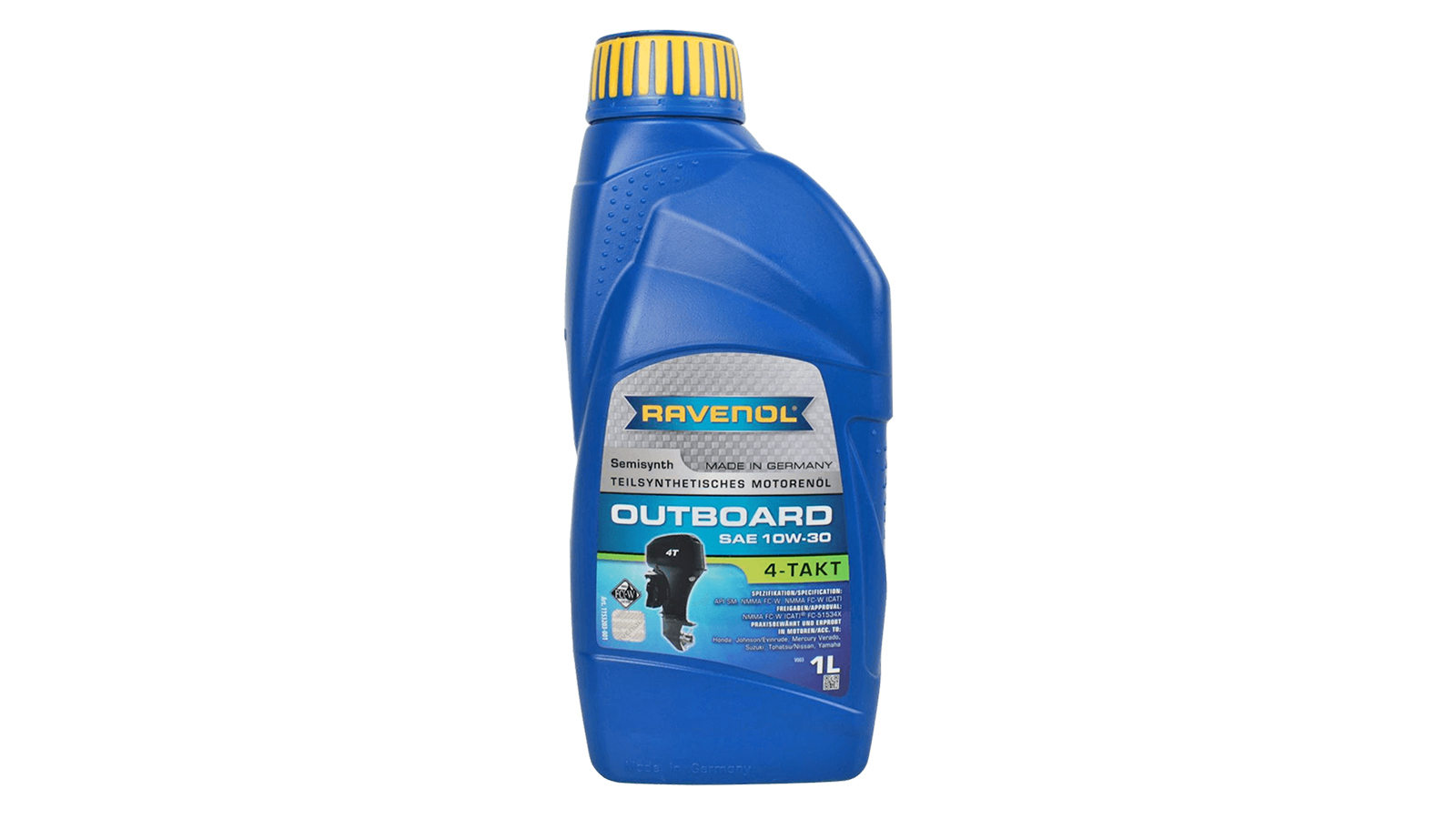 Масло моторное RAVENOL OUTBOARDOEL 4T 10W30 1л фотография №1