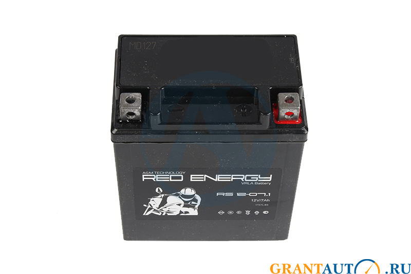 Аккумулятор мотоциклетный Red Energy RS 1207.1 YTX7L-BS 6СТ7 фотография №2