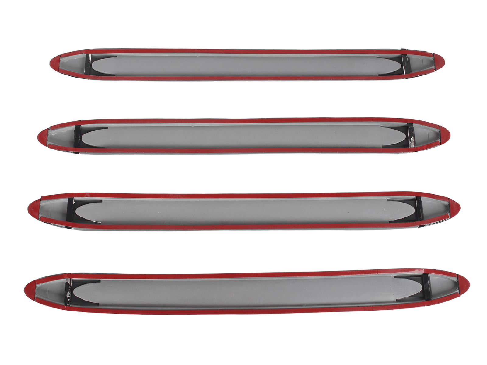 Накладка на бампер HJ-3067GY хром серебро комплект фотография №4