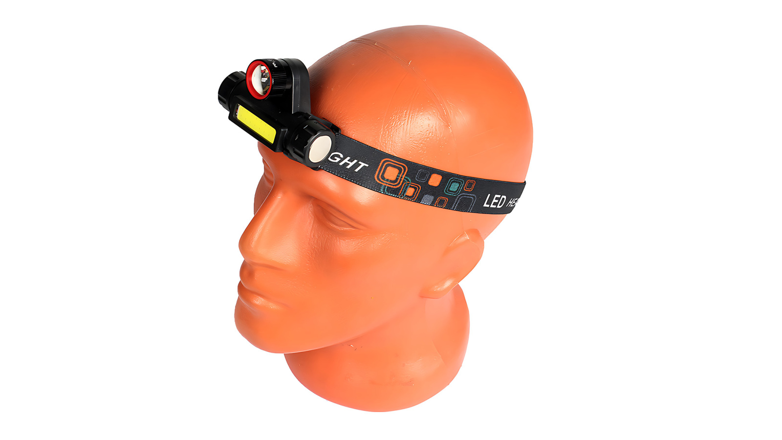 Фонарь налобный светодиодный АКБ USB YYC-101-2 фотография №4