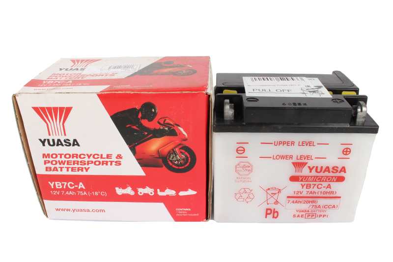 Мотоаккумулятор YUASA YB7C-A фотография №2