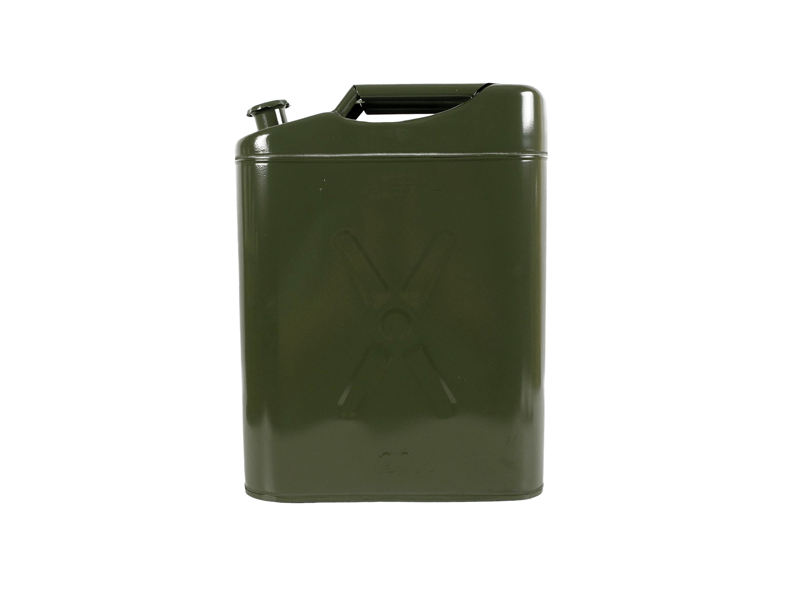 Канистра 20л стальная винтовая крышка BERIL 911020 фотография №1