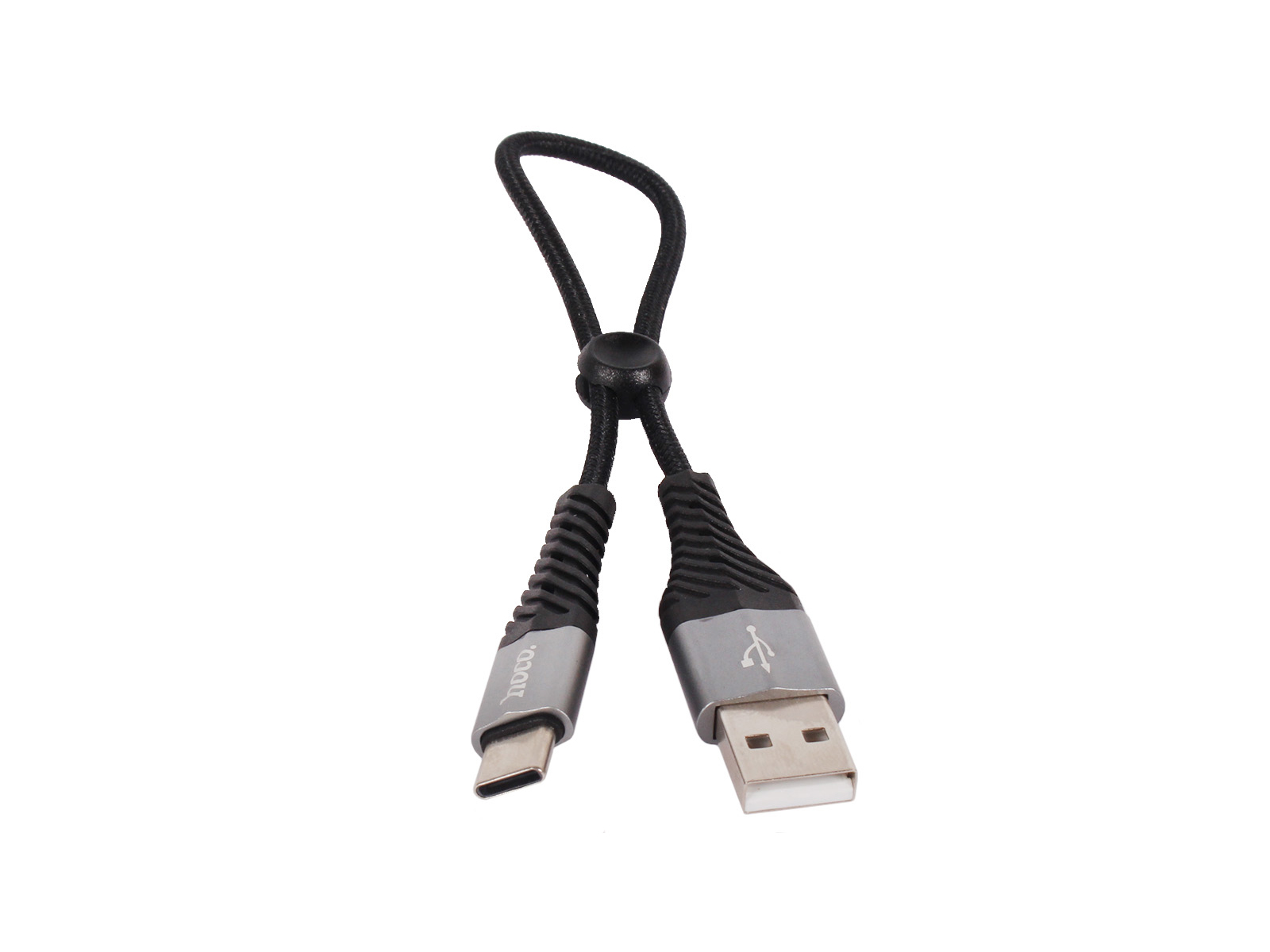 Кабель USB HOCO X38 USB-Type-C 25см черный фотография №2