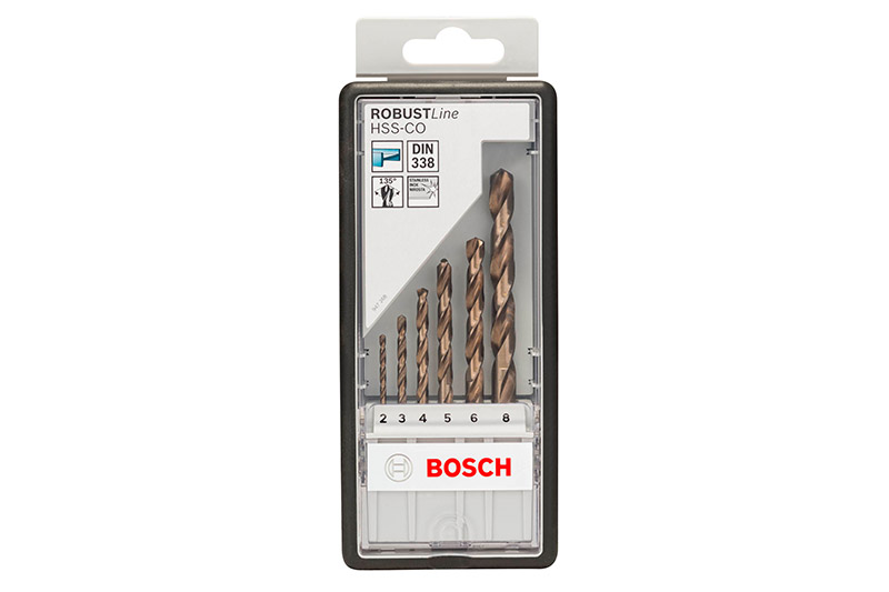 Набор сверл  BOSCH по металлу 6шт HSS-CO фотография №1