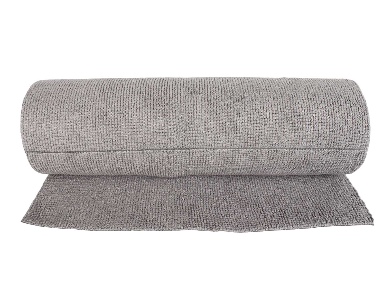 Салфетка микрофибра в рулоне серая 25х25см 20 штук фотография №1