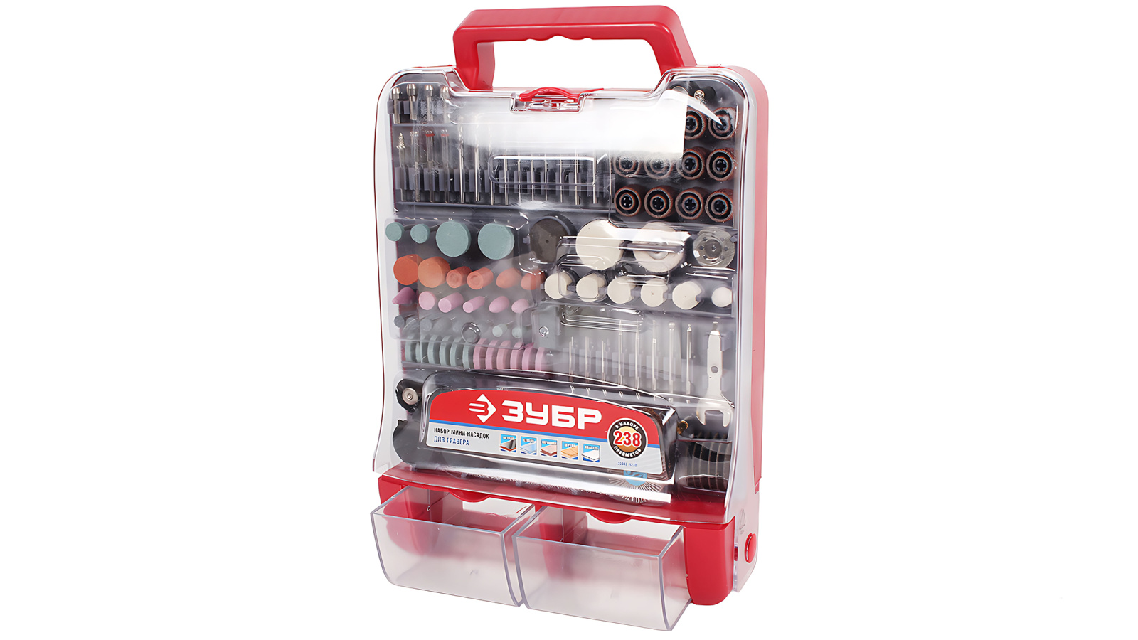 Набор насадок для гравера 238 предметов ЗУБР фотография №2