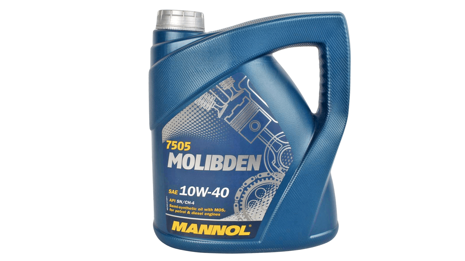 Масло моторное MANNOL MOLIBDEN BENZIN 10W40 4л фотография №1