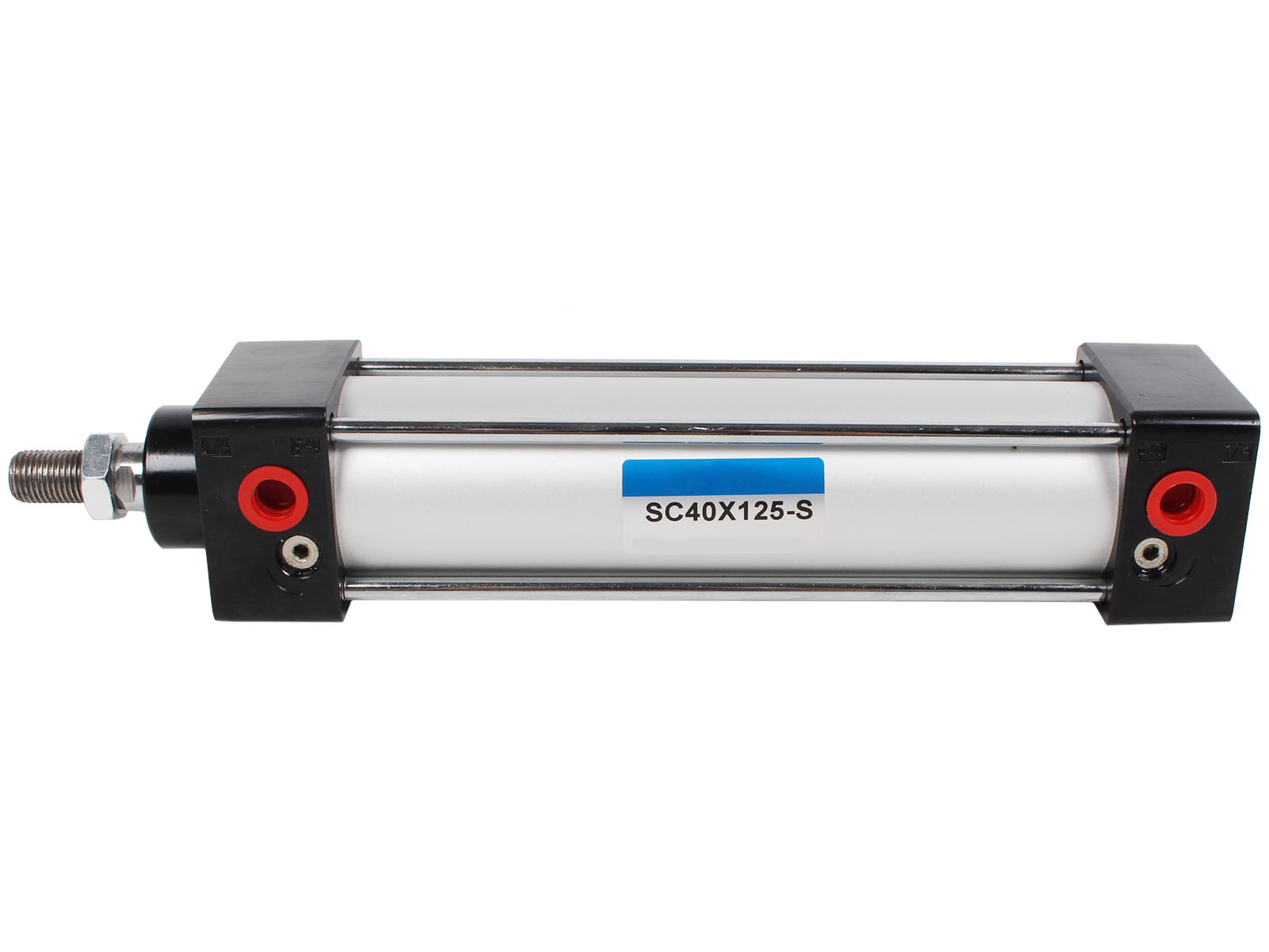Пневмоцилиндр SC40x125-S, ход штока 125мм, D-40мм фотография №2