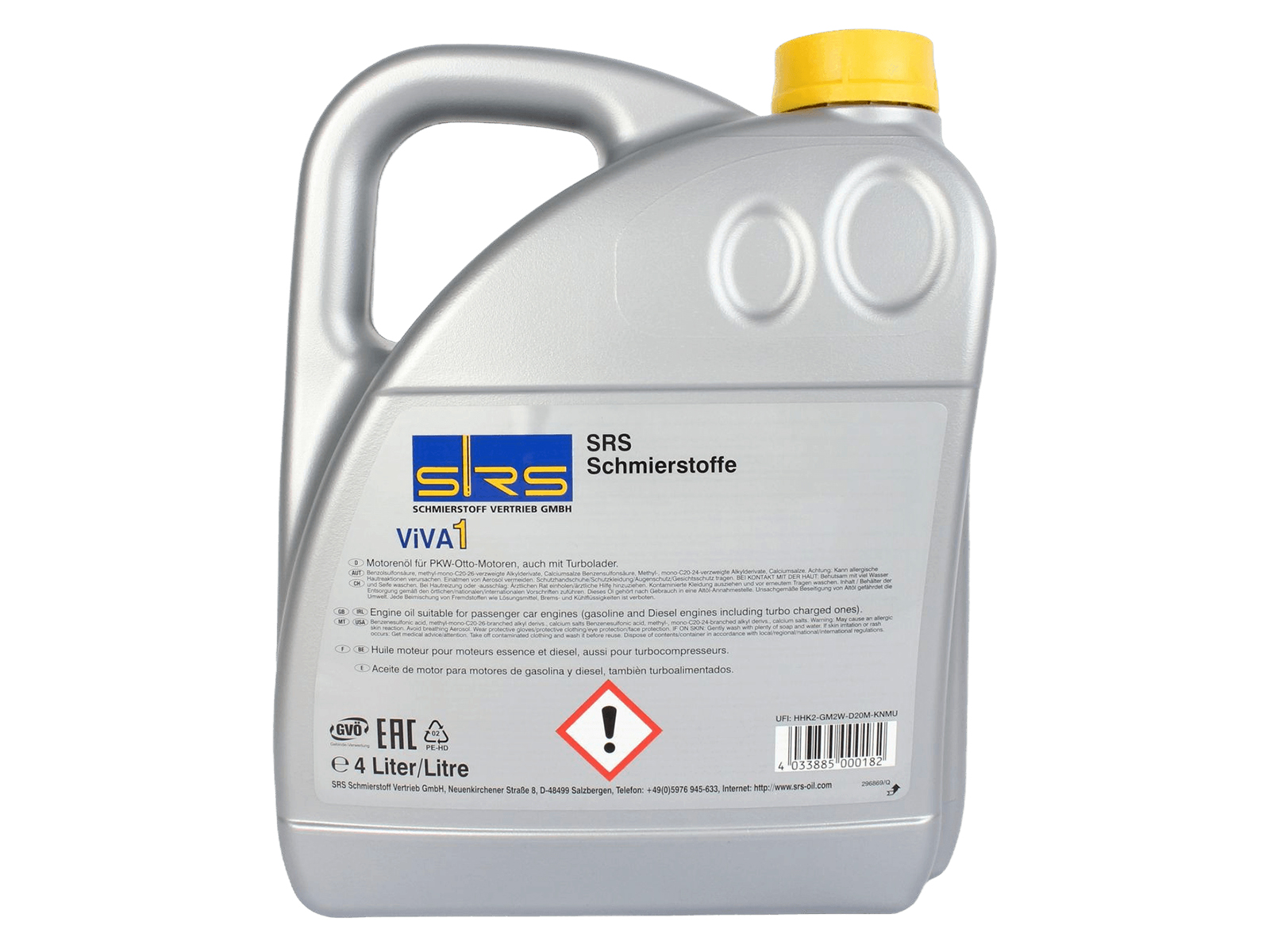 Масло моторное SRS VIVA 1 10W40 4л фотография №2