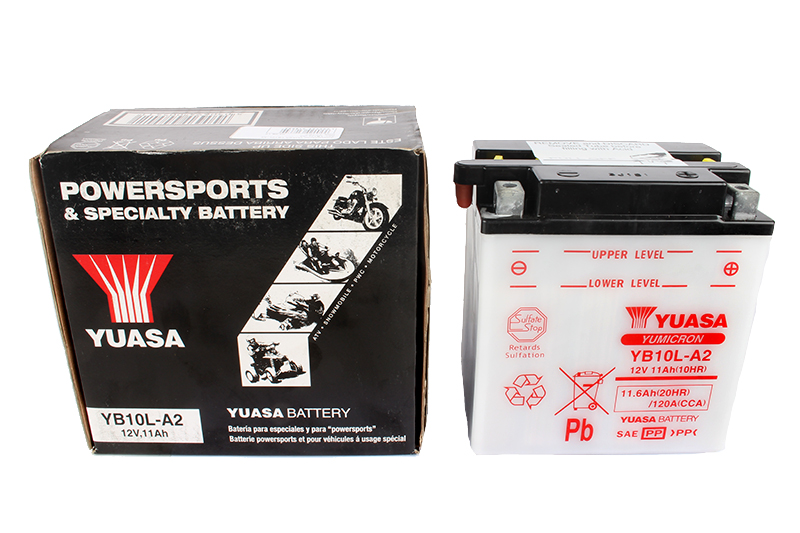 Мотоаккумулятор YUASA YB10L-A2 фотография №1