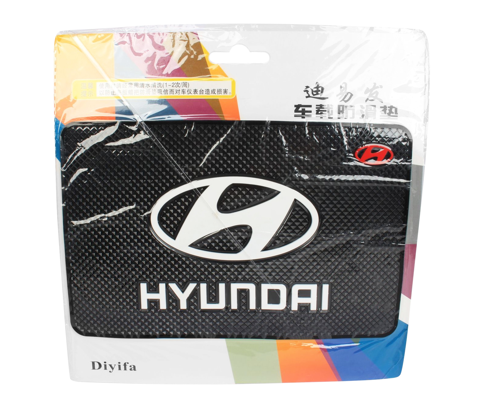 Коврик противоскользящий SKYWAY на панель Hyundai 185 x 115 x 2 мм фотография №1