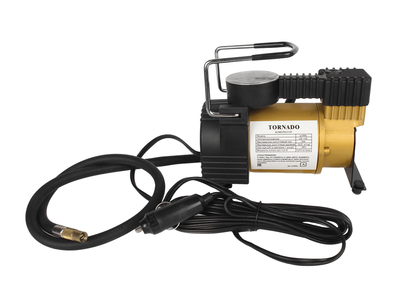 Компрессор автомобильный 55л/мин фотография №1