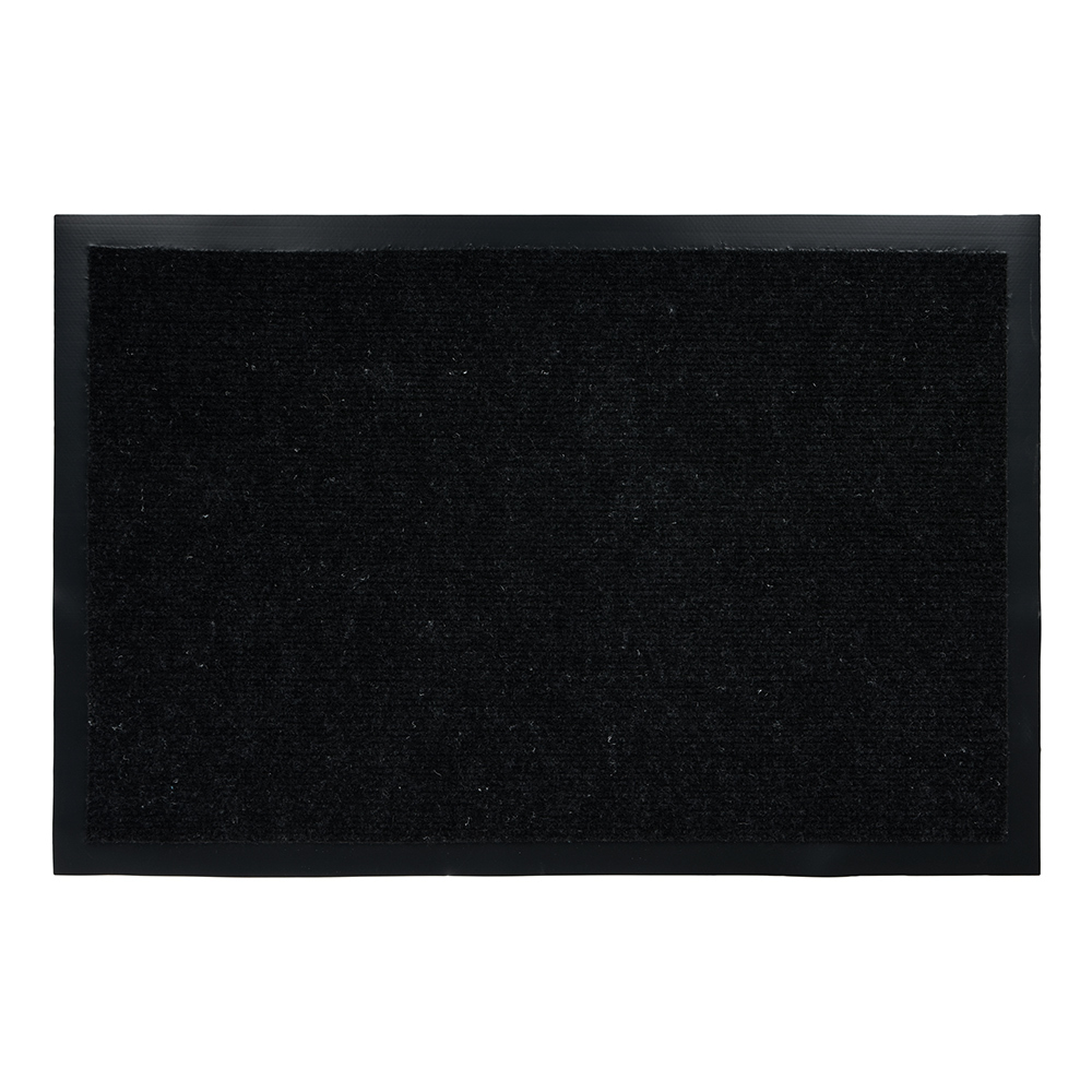 Коврик VORTEX влаговпитывающий ребристый 40х60см черный фотография №1