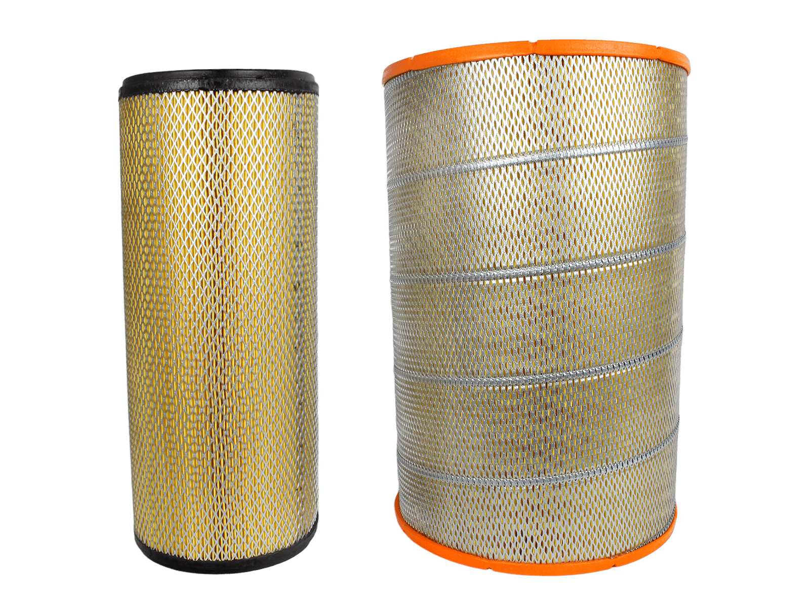 Элемент фильтрующий КАМАЗ-ЕВРО-2 дв.Cummins воздушный 2 штуки комплект DIFA фотография №1