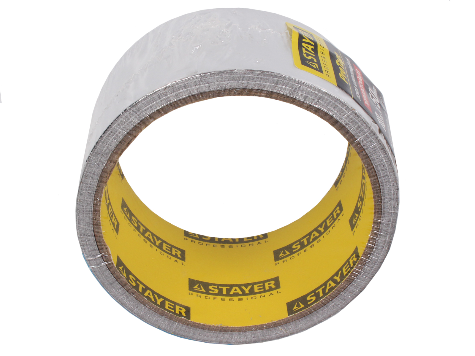 Лента клейкая Stayer Professional алюминиевая до 120С 50ммх10м 12268-50-10 фотография №2