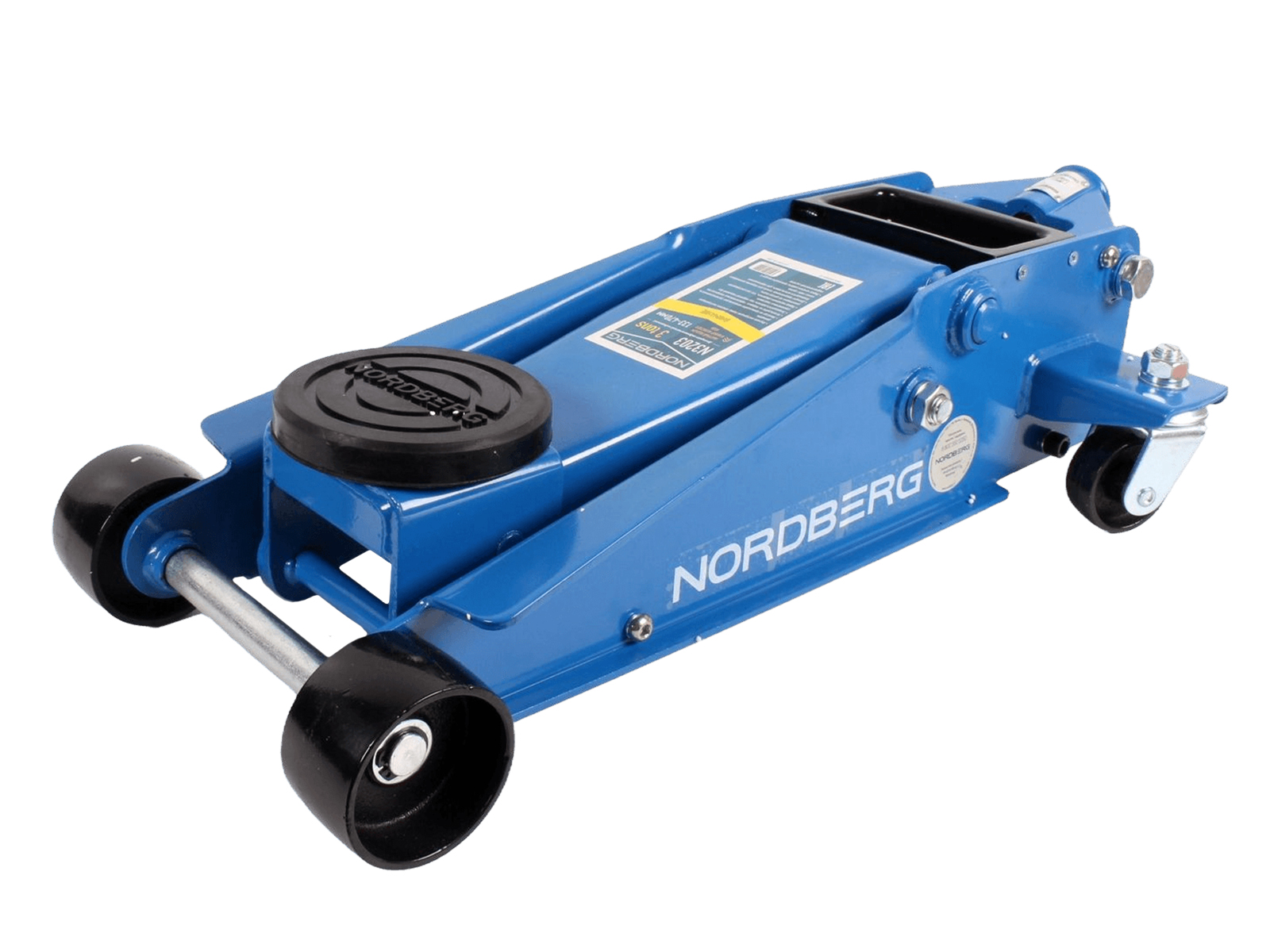 Домкрат подкатной 3т 13-47см быстрый подъем NORDBERG N3203 фотография №7