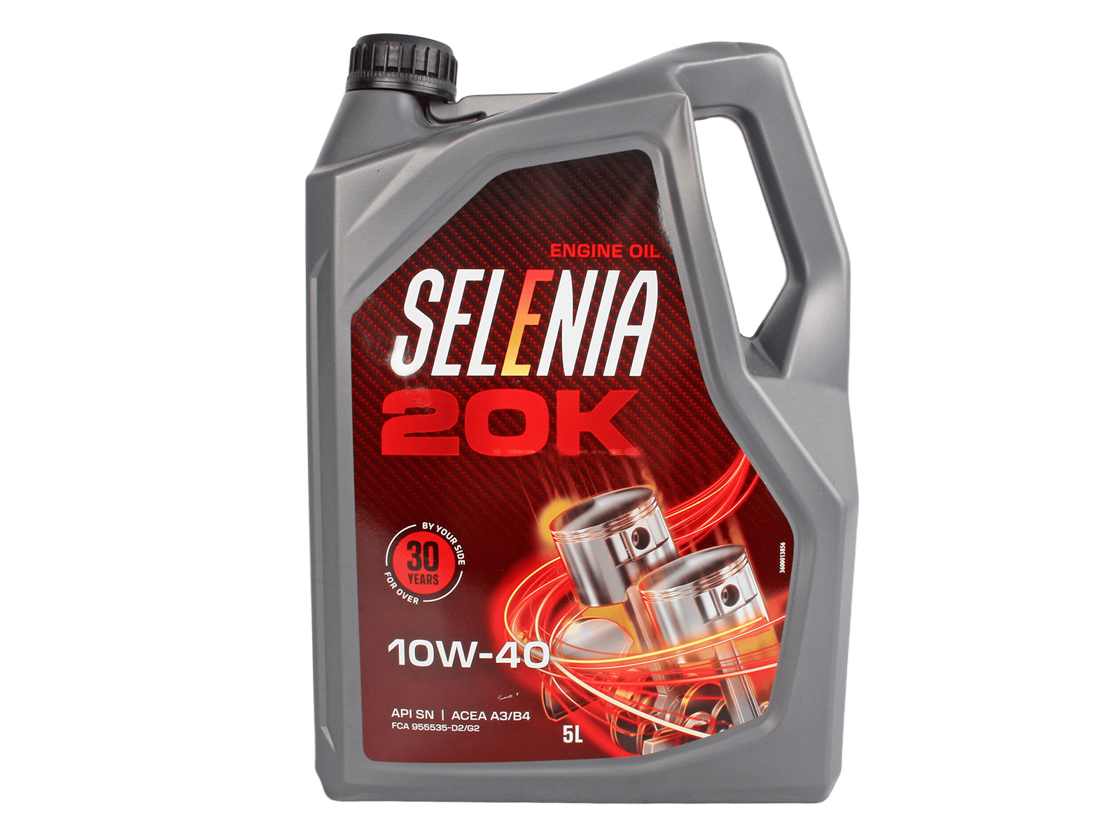 Масло моторное SELENIA 20 K полусинтетическое 10W40 5л фотография №1