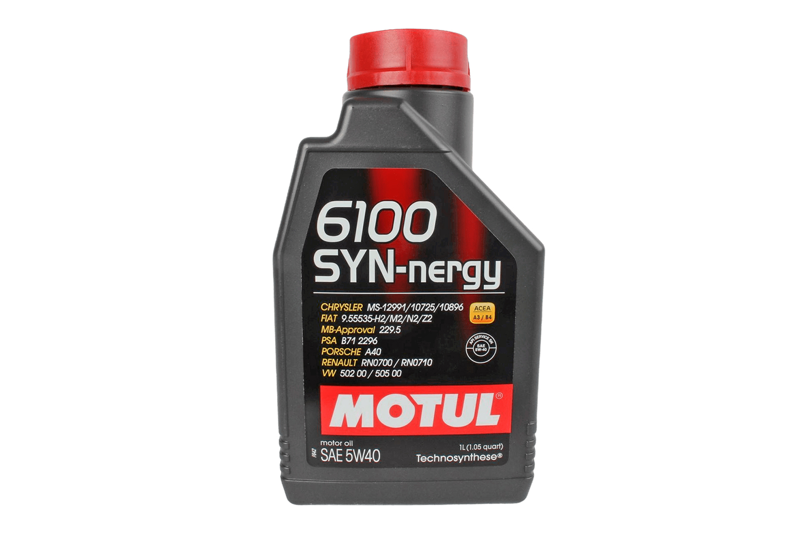 Масло моторное MOTUL 6100 SYNERGIE 5W40 1л фотография №1