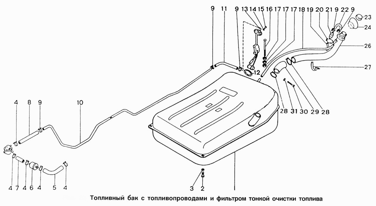 Бак топливный ИЖ-27171 фотография №1