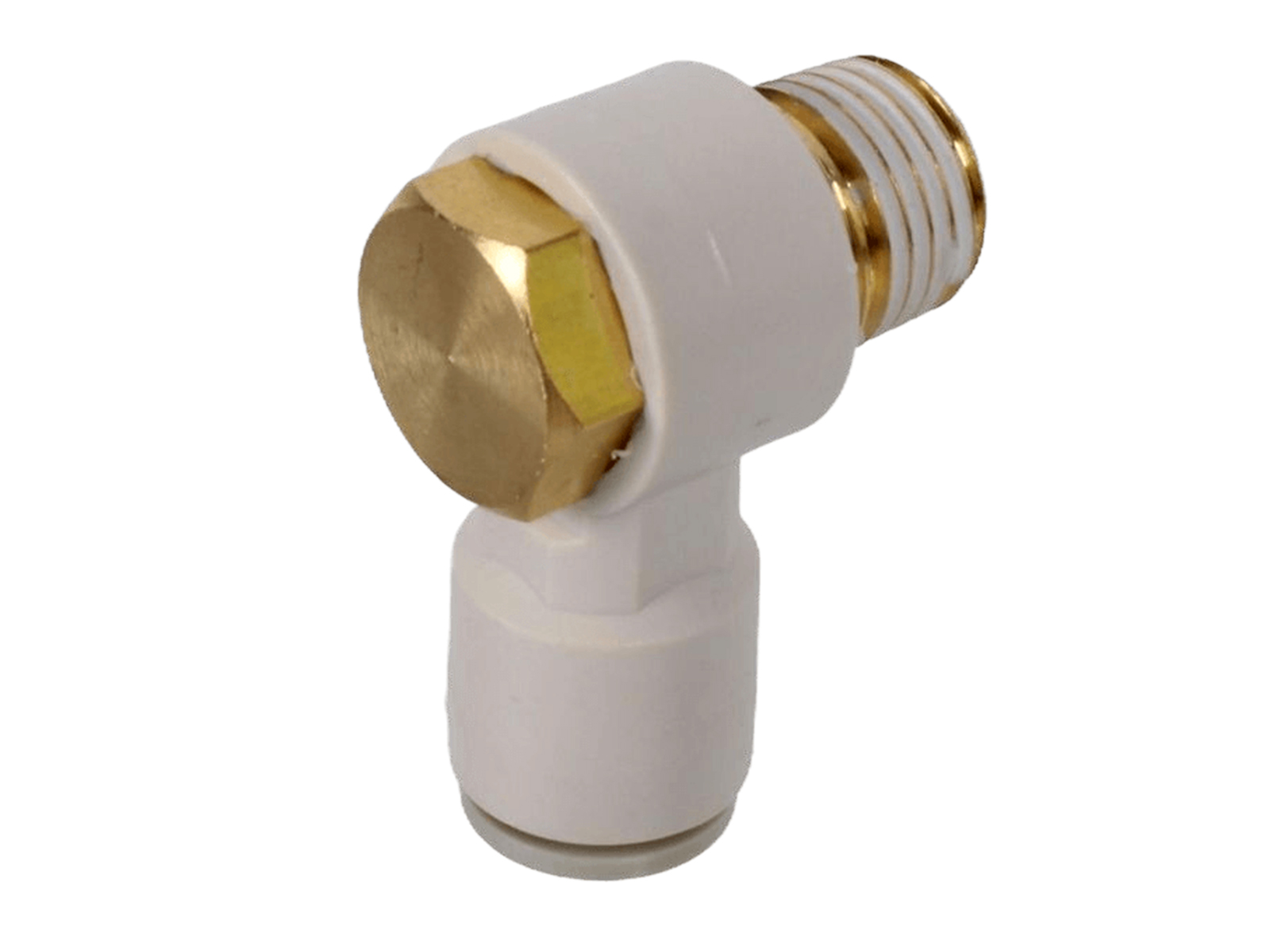 Фитинг пневматический угловой поворотный KQ2V-08-02S-1/4 ANROKEY фотография №3