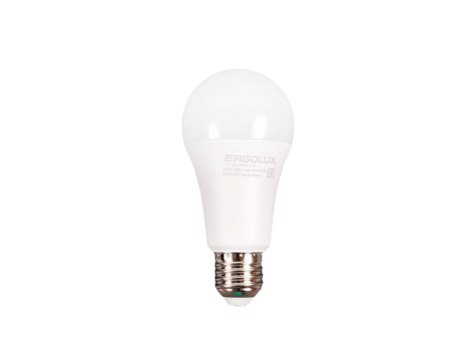 Лампа светодиодная Ergolux LED-A65-20W-E27-6K ЛОН фотография №1